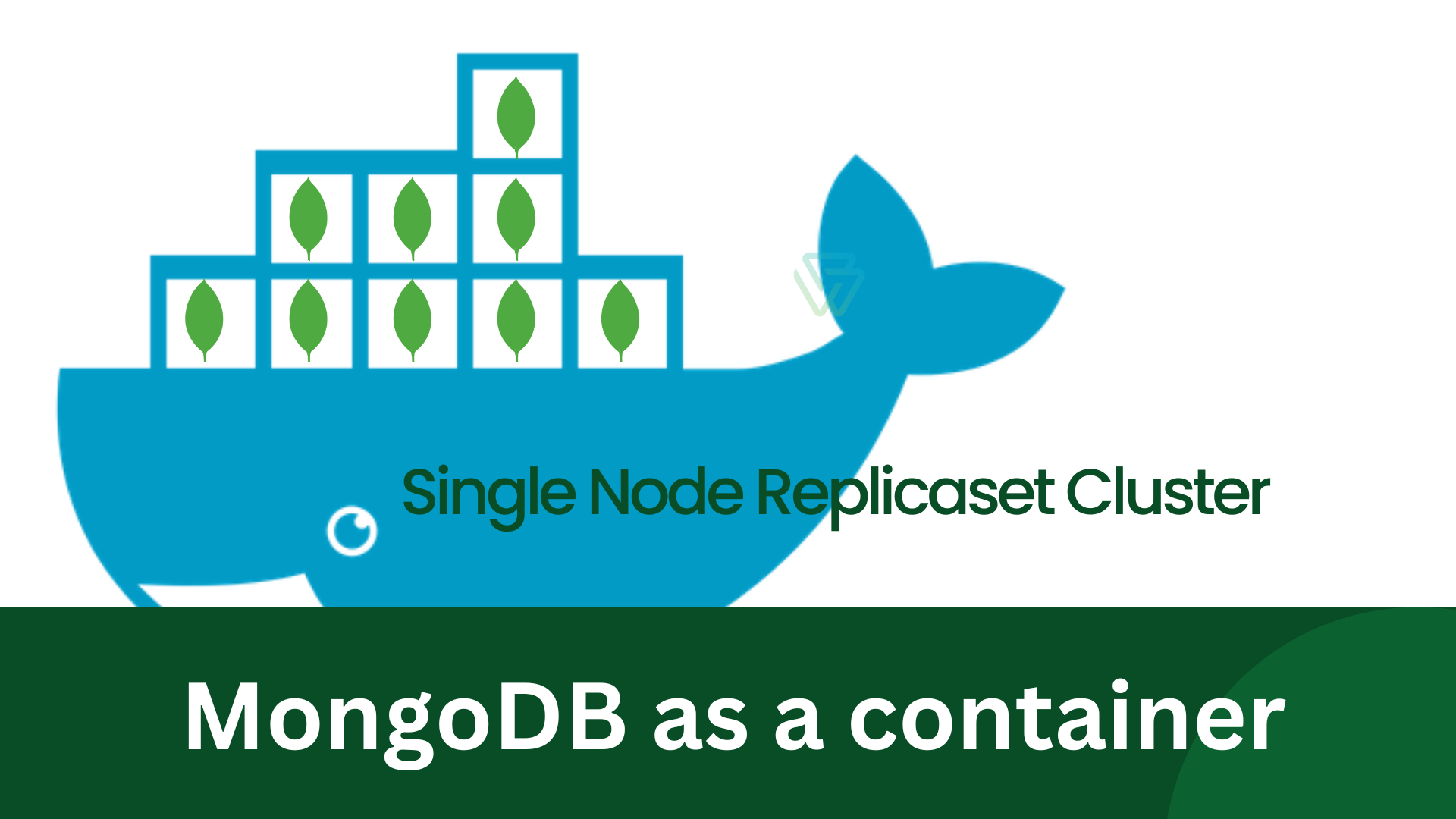 MongoDB Single Node Cluster with Replicaset