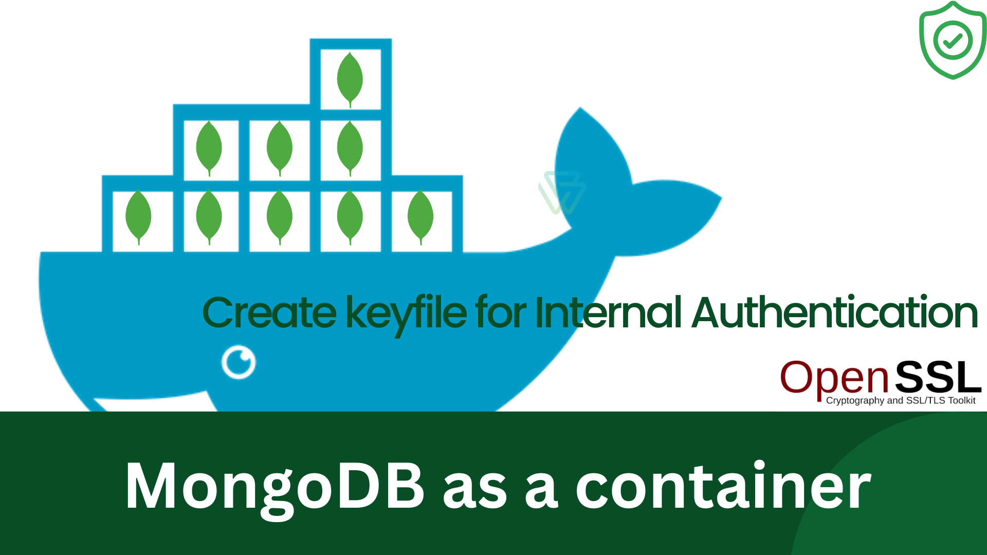 Create the keyfile for Internal Authentication